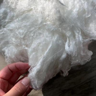 China 100% Viscose Cellulose Fiber Staple White Color Highly Absorbent for sale