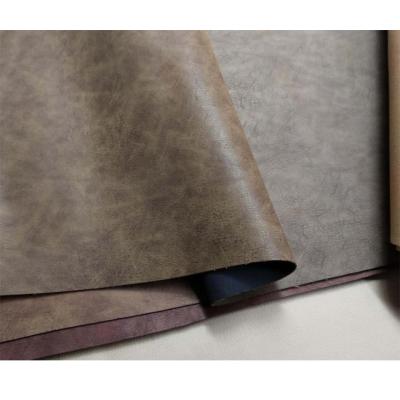 China Versatile PU Faux Synthetic Leather Fabric Lightweight Abrasion Resistance for sale