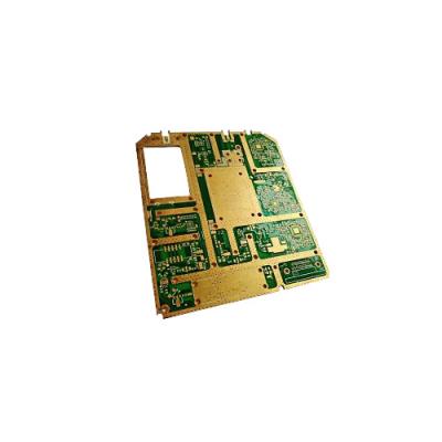 China Yellow Multilayer Printed Circuit Board 4-20 Layers With 3/3mil Minimum Line Width/Spacing à venda