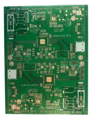China Multilayer PCB FR4 4-20 lagen 3/3mil Minimale lijnbreedte/ruimte Hars Plug Hole HDI Board Te koop