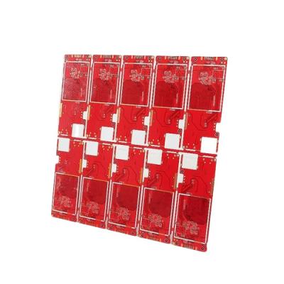 China FR4 Doppelschicht-Leiterplatte Rotfarbe Weiß Seidenbild professionell maßgeschneiderte Leiterplatte zu verkaufen