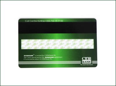 China High Frequency Membership PVC Card , Custom Mag Stripe Cards Matte Finished for sale