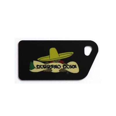 China Custom Soft PVC Luggage Tag 0.84mm - 2mm Thickness Environmental Friendly Materials for sale