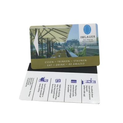 China Magnetic Stripe RFID Hotel Key Card Door Lock Customized Printing for sale