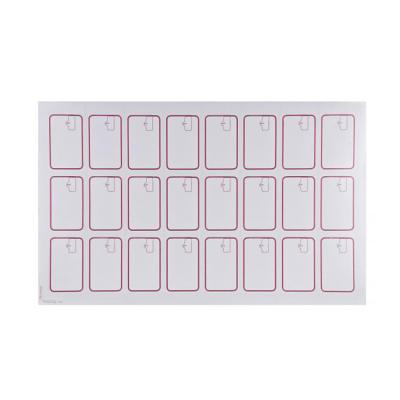 China Smart Card Inlay F08 chip 13.56MHz RFID Inlay Sheet for PVC Card Manufacture for sale