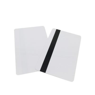 China CR80 30mil PVC Blank Magnetic Stripe Card Thermal Transfer Printable for sale
