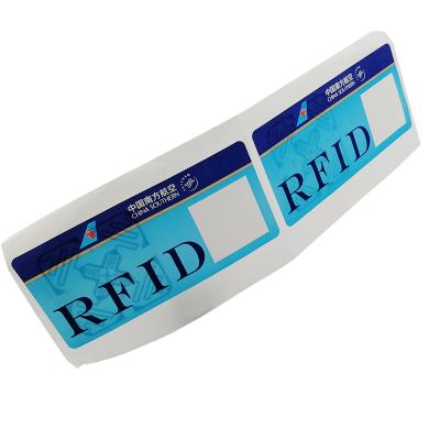 China Custom RFID 860~960MHz 475*54mm Luggage Label Sticker Baggage For Tracking Management for sale