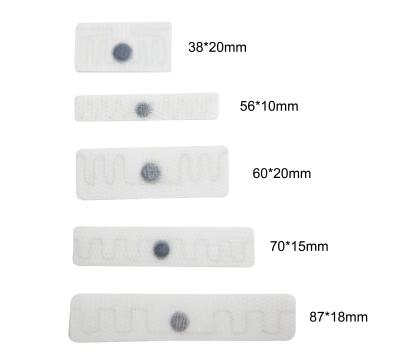 China 38*20mm Flat Linen Textile RFID Laundry Tag for sale