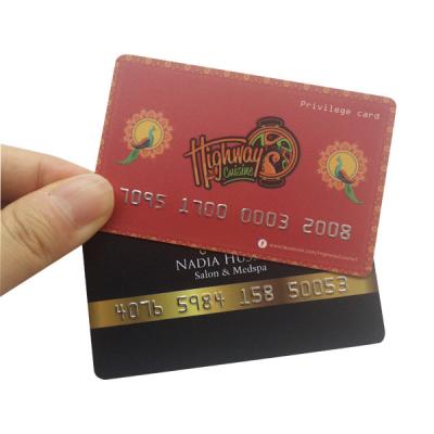 China Full Color PVC Plastic Gift Cards , Membership Card In CR80/30mil Standard Size for sale