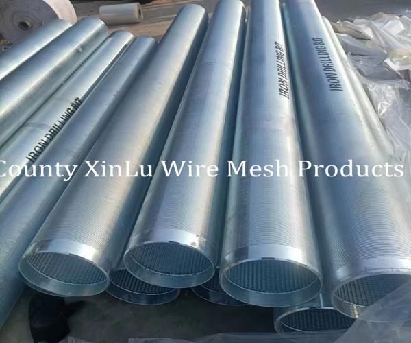 Quality Galvanized Wedge Wire Strainer Pipe Water Well Screen Pipe 219mm Profile V Wire for sale