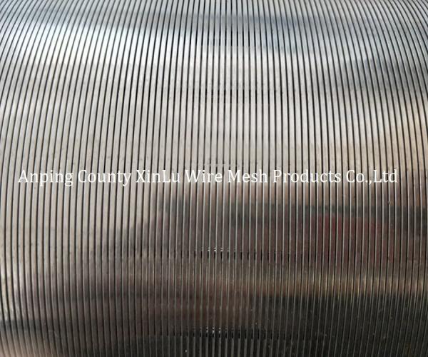 Quality V Shape Wedge Wire Wrapped Johnson Continuous Slot Well Screen Pipe with for sale