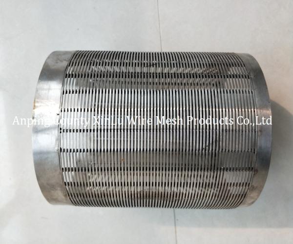 Quality Stainless Steel 2205 Wedge Wire Screen Tube with 219mm Johnson Water Well Screen for sale