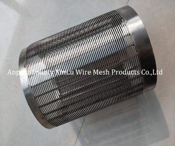 Quality Stainless Steel 2205 Wedge Wire Screen Tube with 219mm Johnson Water Well Screen Pipe for sale