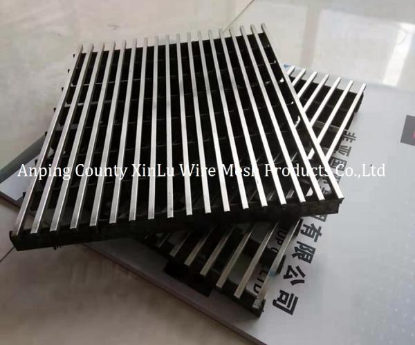 Quality Wedge Wire Flat Panel Johnson Screen Mesh with Flat Plate Dewatering Screen for sale