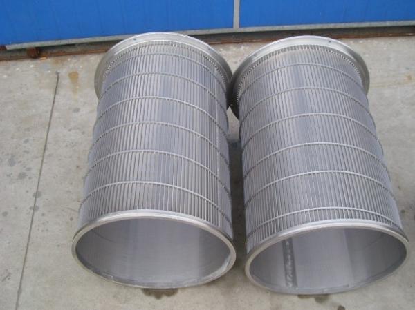 Quality ARCHITECTURAL SCREENS / WEDGE WIRE SCREEN CYLINDER / STAINLESS STEEL FILTER for sale