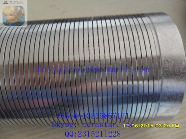 Quality PERFECT ROUND WATER WELL SCREEN / DEWATERING WELL SCREEN TUBE / WEDGE WIRE JOHNSON SCREEN PIPE /  V WIRE SLOT SCREENS for sale