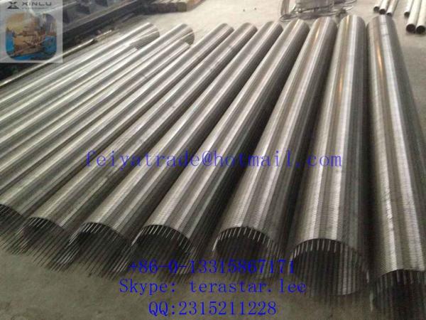 Quality wire wound stainless steel screen pipe / wedge wire screen tube / perfect for sale