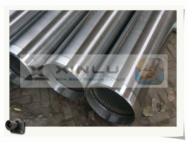 Quality wire wound stainless steel screen pipe / wedge wire screen tube / perfect for sale