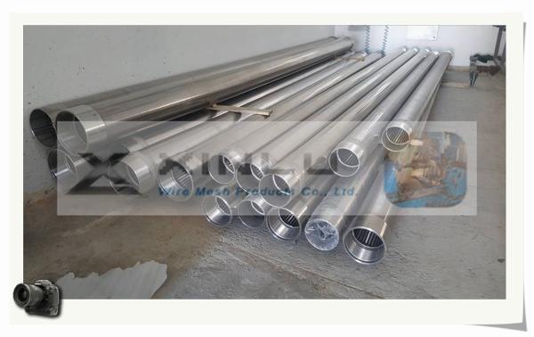 Quality wire wound stainless steel screen pipe / wedge wire screen tube / perfect for sale