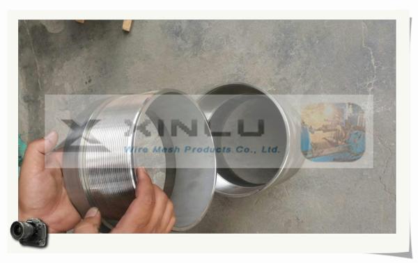 Quality wire wound stainless steel screen pipe / wedge wire screen tube / perfect for sale