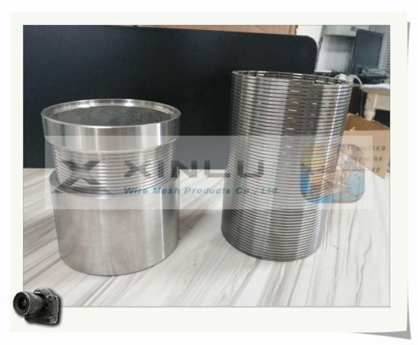 Quality wire wound stainless steel screen pipe / wedge wire screen tube / perfect for sale