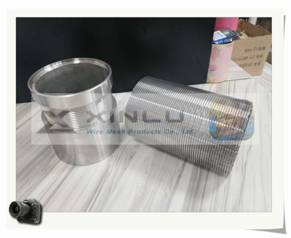 Quality wire wound stainless steel screen pipe / wedge wire screen tube / perfect for sale