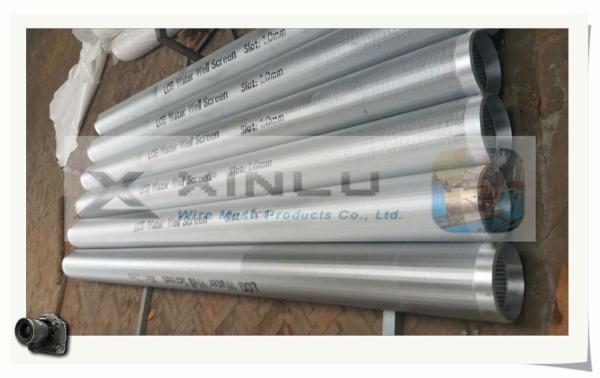 Quality STAINLESS STEEL WELL SCREEN TUBE / DEWATERING WELL SCREEN PIPE / WEDGE WIRE for sale