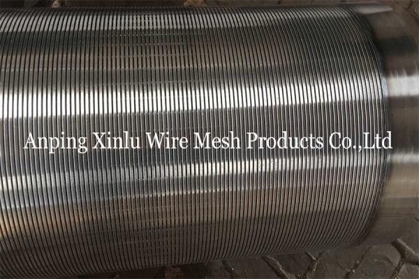 Quality Johnson Wedge Wire Wraped Continuous Slot Strainer Pipe From Xinlu Metal Wire for sale