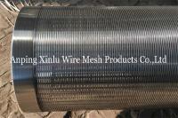 Quality Johnson Wedge Wire Wraped Continuous Slot Strainer Pipe From Xinlu Metal Wire for sale