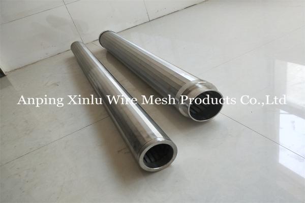 Quality V Wire Wrapped Water Well Screens Or Johnson Wedge Wire Screen Pipe For Pump for sale