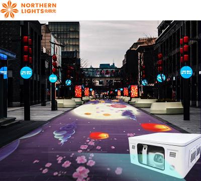 China Streets And Squares Floor Interactive Projection 4200 Lm Floor Projection System for sale