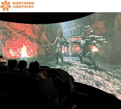 China Iluminación del norte Simulador de cine 5d Movimiento visual inmersivo Cine orbital en venta