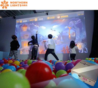 China Juegos Interactivos Integrados Proyector Bolas de Esmagamiento Rayo Juego Interactivo en venta
