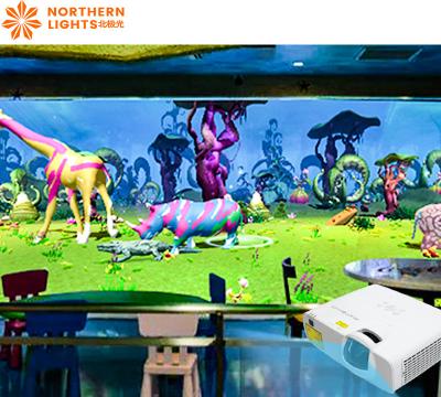 China Indoor Interactive Wall Projection Magic Painting Game For Amusement Park for sale