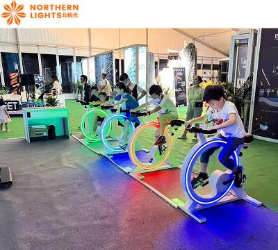 Китай Игры VR Интерактивная цифровая проекция Динамический велосипед для развлечений продается