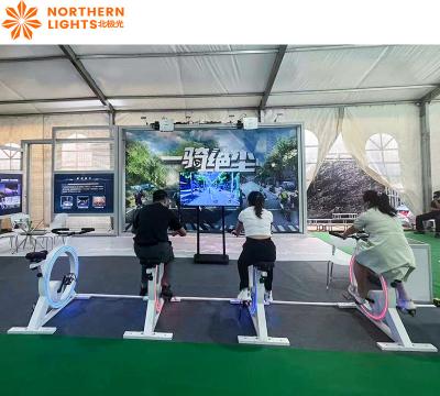 China Northern Lights Digital Projection Bike Game 3500 lumens Indoor Outdoor Te koop