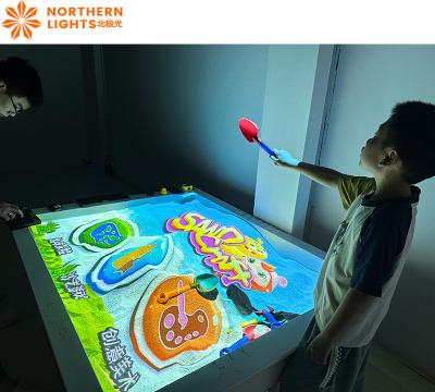 China Sand Table Interactive Projector Games 3400 Lumens Interactive Gaming Projector System for sale