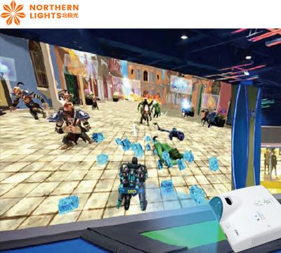 China Sistema de proyector de juegos interactivo de 110V-250V para Naughty Castle en venta