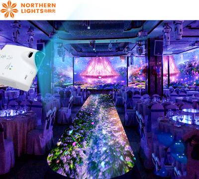 Chine 5200 lumens Expérience de projection murale immersive dans le hall de cartographie numérique à vendre