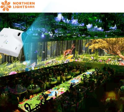 China Northern Lights Holographic Display Projector Immersive Dining For Wedding for sale