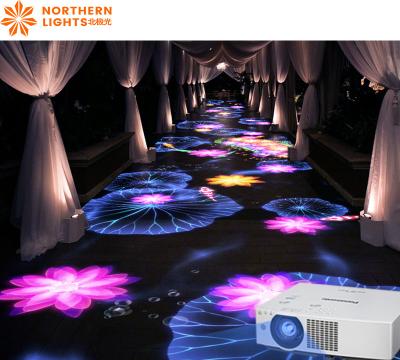 China Immersive Interactive Projection Game Naughty Fort Projector Game For Floor for sale