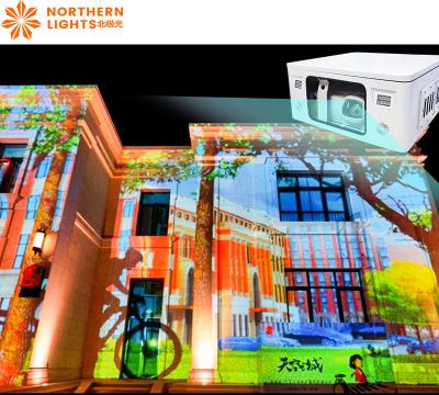 China Outdoor Waterproof 3D Projection Mapping Software Interactive Wall Projector for sale