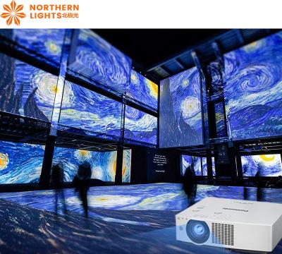 China 3D-Hologramm Immersive Wand Mehrkanal-Bodenprojektion Für Hotel zu verkaufen