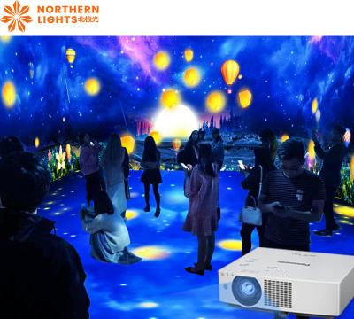 Chine Projecteur de salle immersive Northern Lights 3200 lumens Projection interactive au sol à vendre