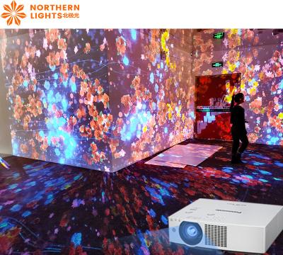 Chine 1-6 canaux projetteur de salle immersive projetteur mural immersif projection interactive à vendre