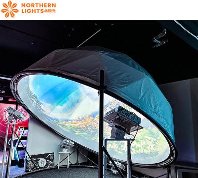 China Northern Lights Dome Projection Immersive Projector Dome Video Projection for sale
