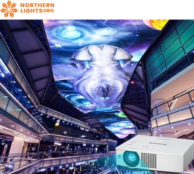 China 10000 lumens Projeção digital interativa 9 canais para Shopping Mall à venda