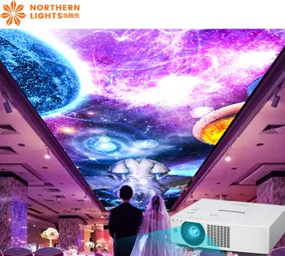 China 10000 Lumen Proyección del cielo nocturno Proyector inmersivo para la calle de negocios en venta