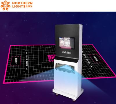 China Centro de fitness Projector de piso interativo móvel 5000lm tudo em uma máquina à venda