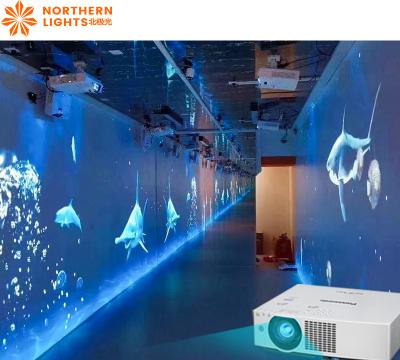 Cina Luce del Nord Decorazione muraria immersiva Proiettore murario interattivo in vendita